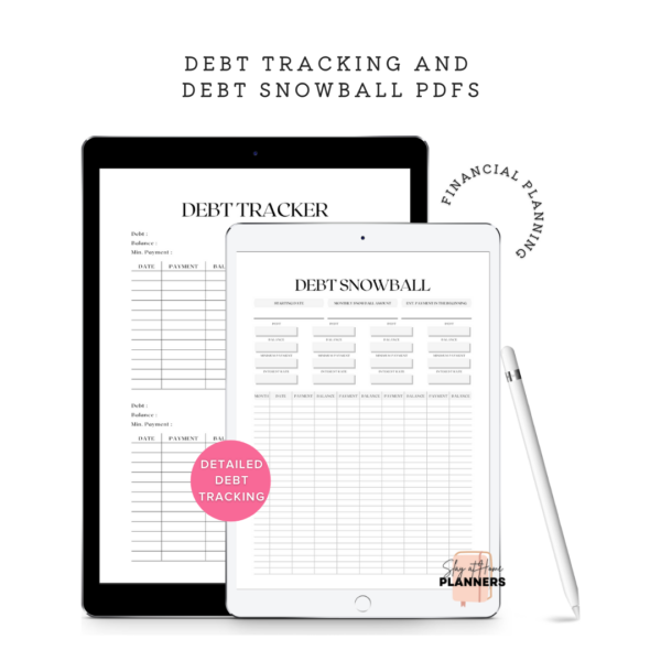 Budget Planner PDF Printable Bundle Money Planner