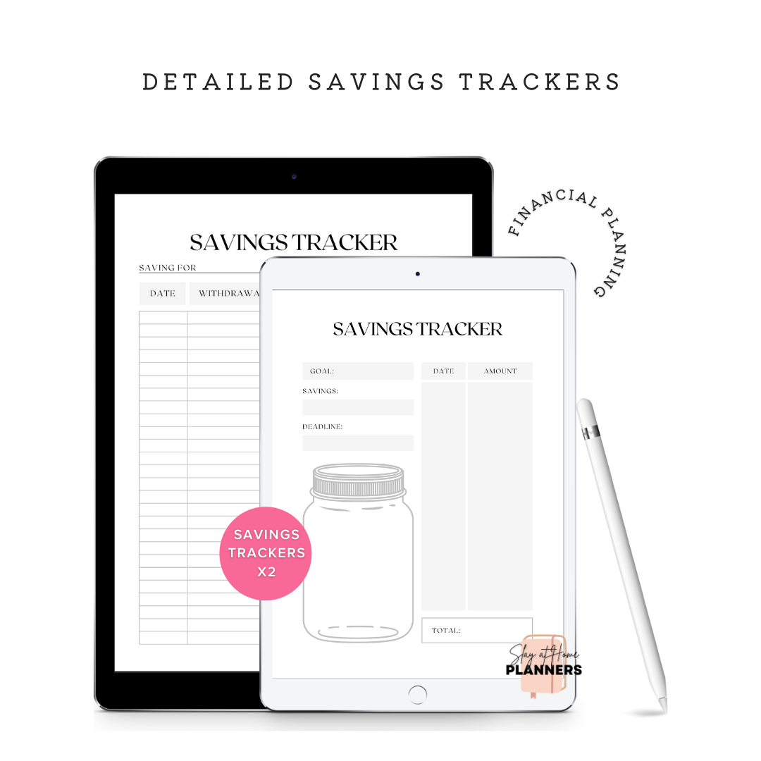 savings trackers bundle preview