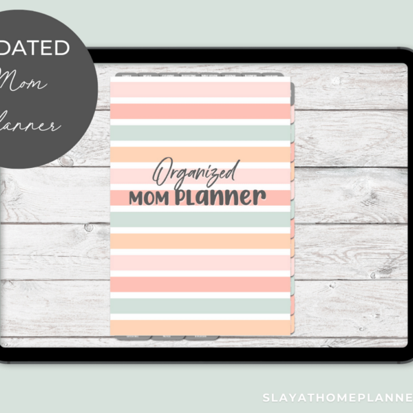 undated organized mom planner