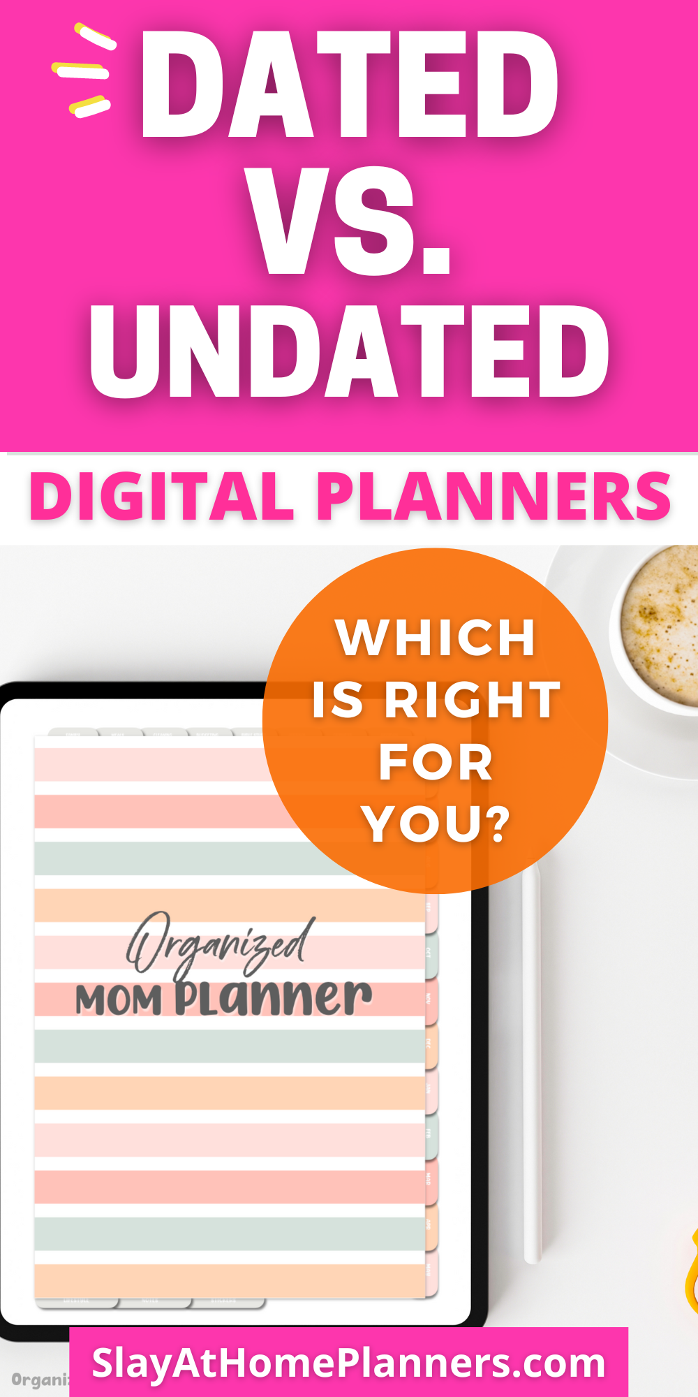 DATED VS. UNDATED PLANNERS PIN