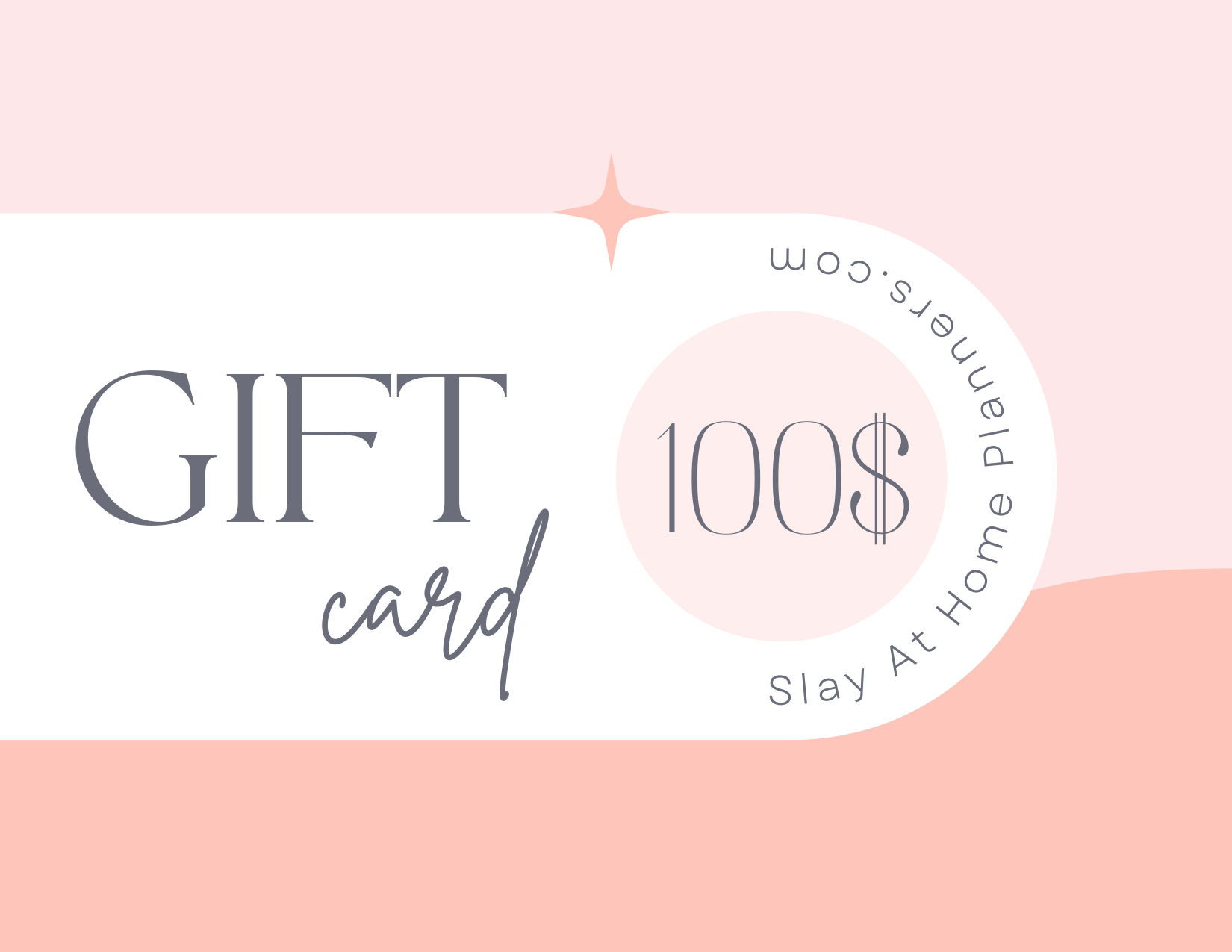 $100 Gift Card to Slay At Home Planners