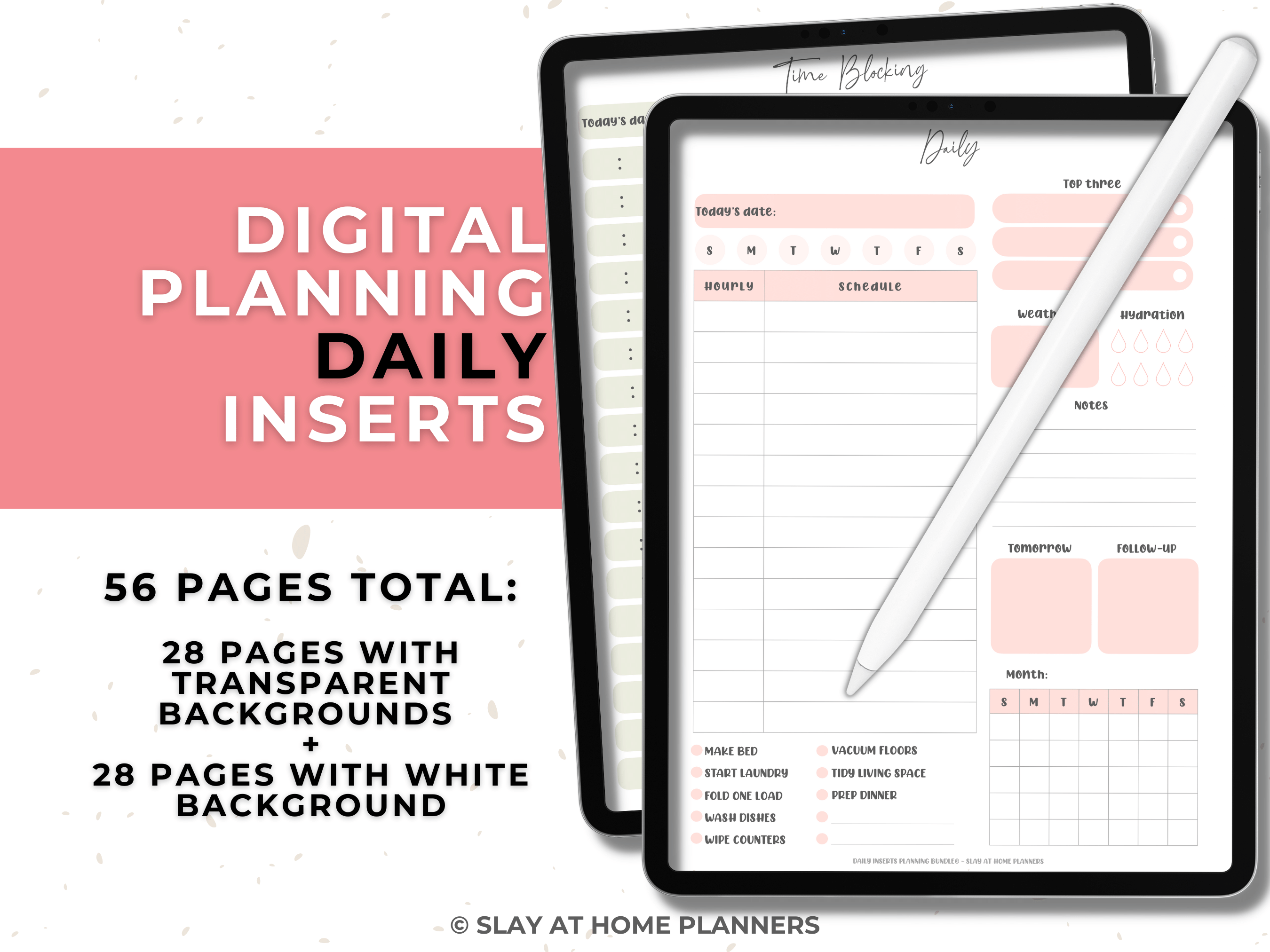 daily digital planning inserts