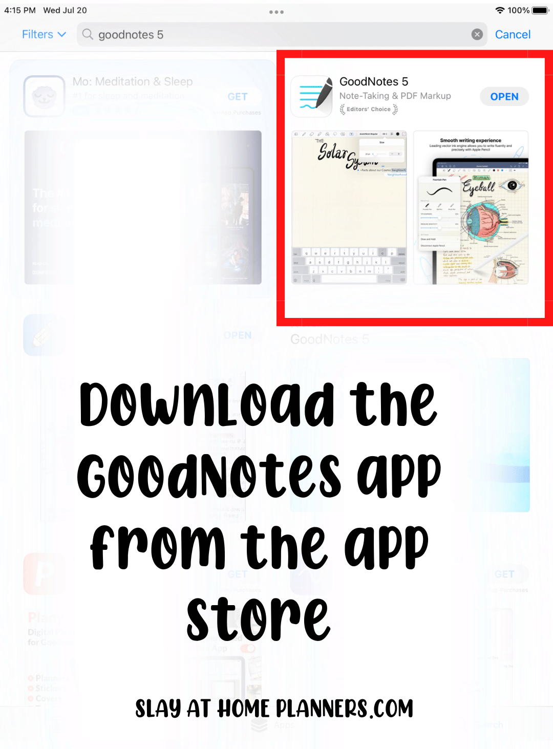 download goodnotes app image