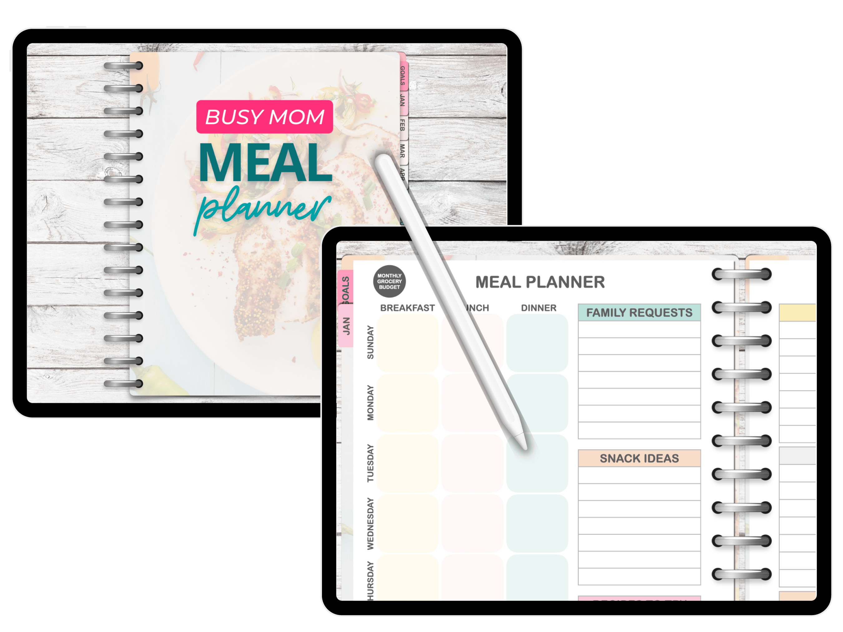 busy mom meal planner
