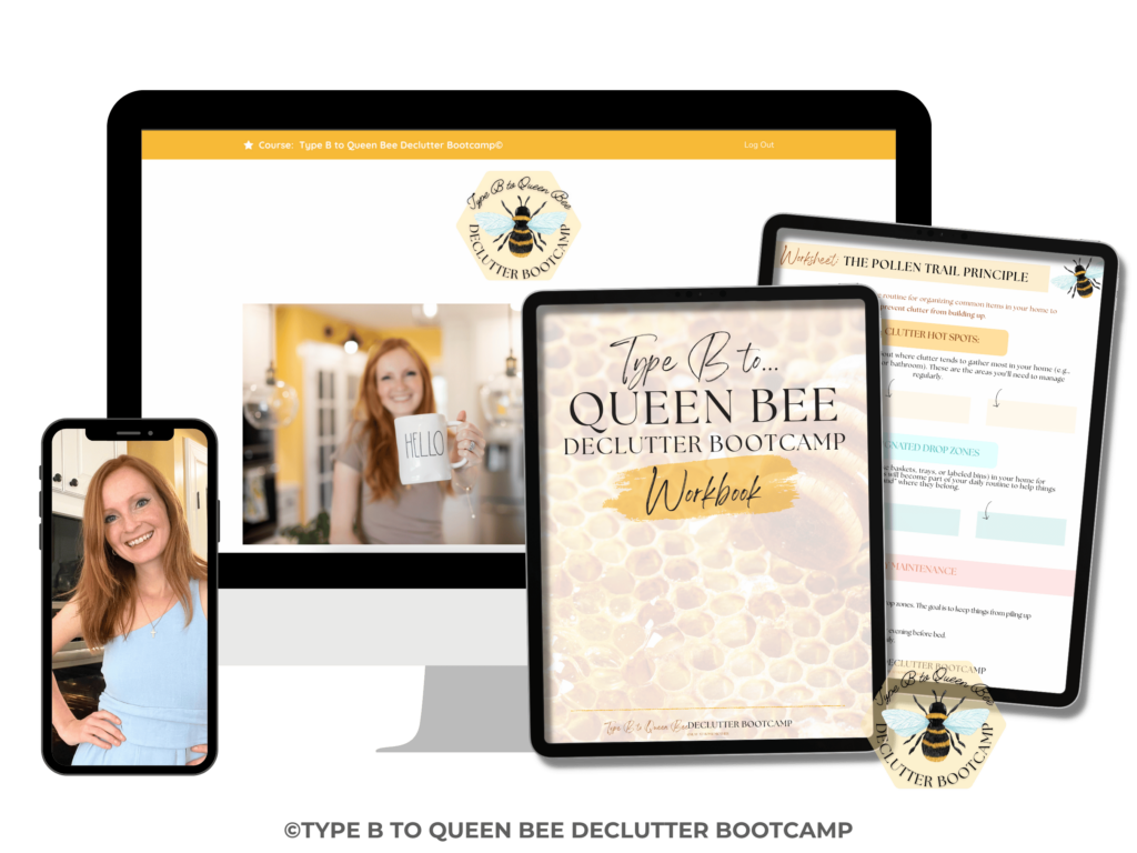 Declutter Bootcamp Mockup Features